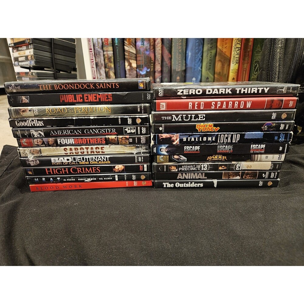Espionage Crime Action Suspense Movie Dvd Blu Ray Lot Of 21